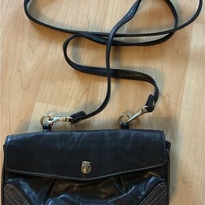 Marc Jacobs Black Leather Crossbody Bag